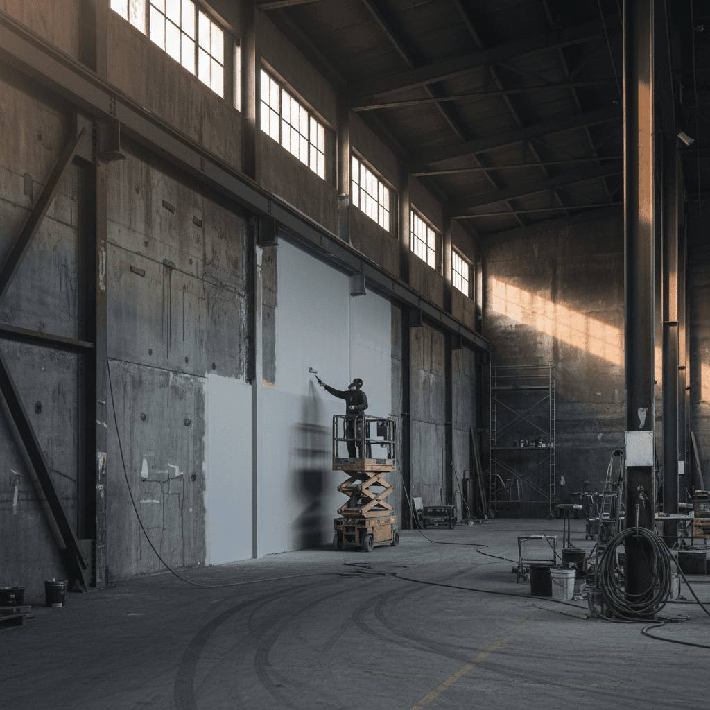 Industrial facility painting project
