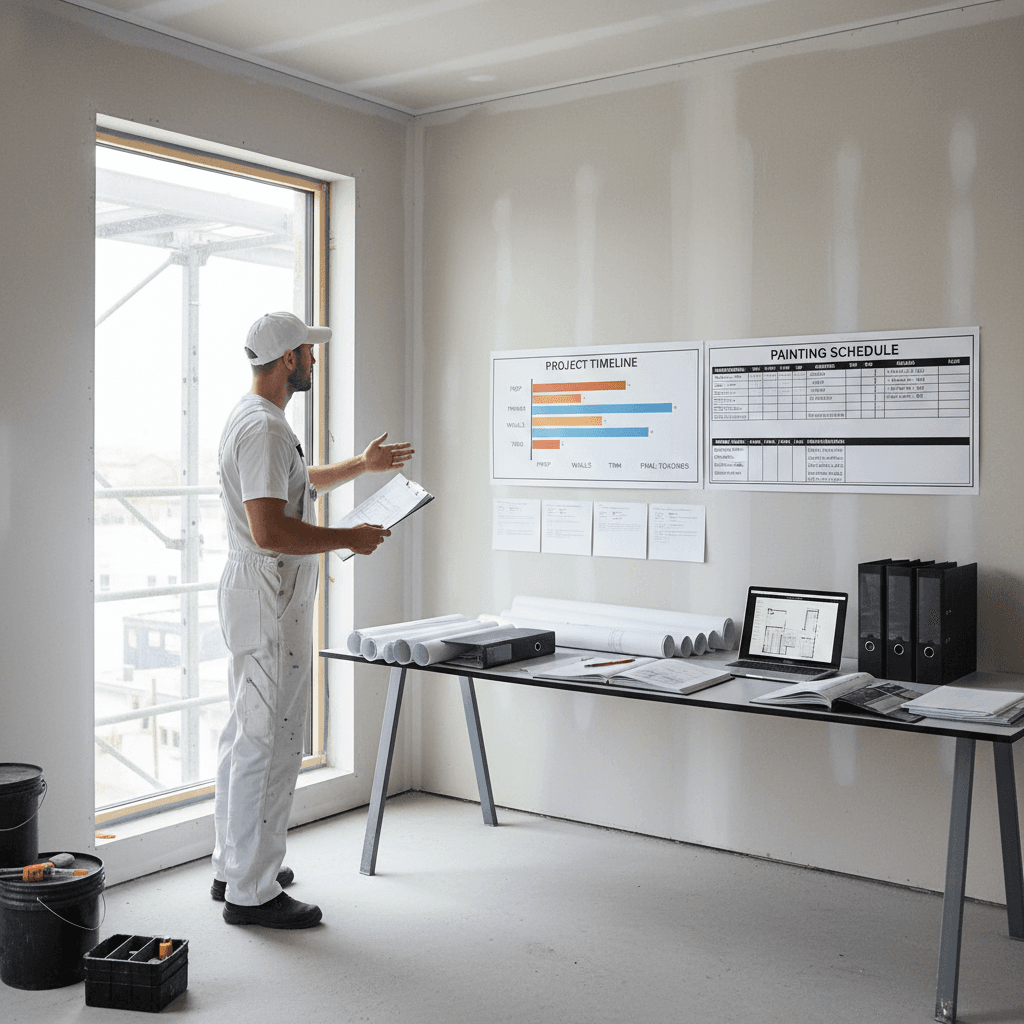 Construction timeline coordination and planning